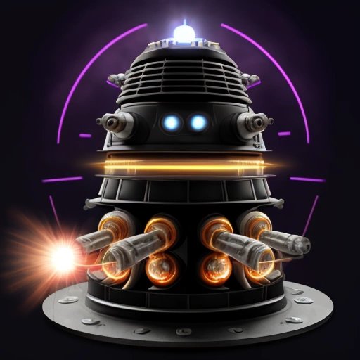 Fusion reactors within a Dalek gun