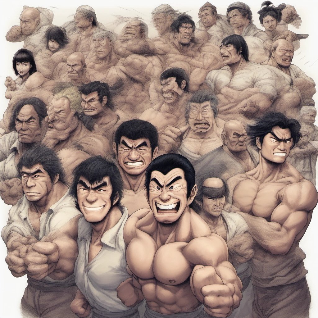 All Kengan fighters in their new roles