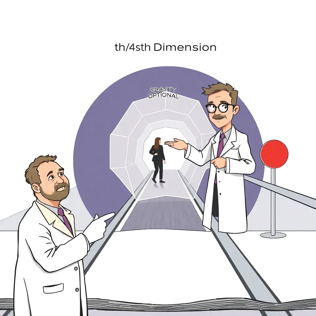 “Doctors” explaining a 5D ramp with an airport walkway analogy