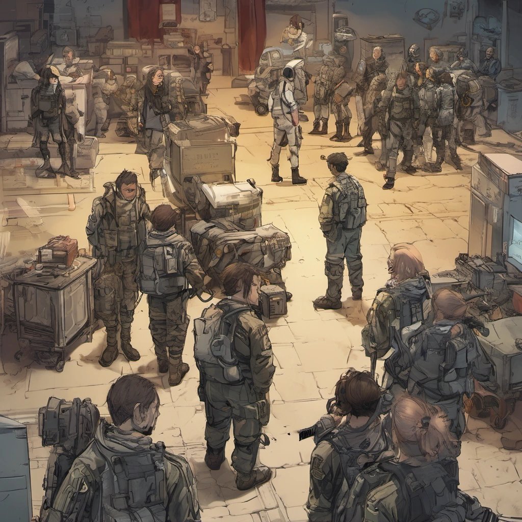 Characters coming to terms with the mission's impossibility