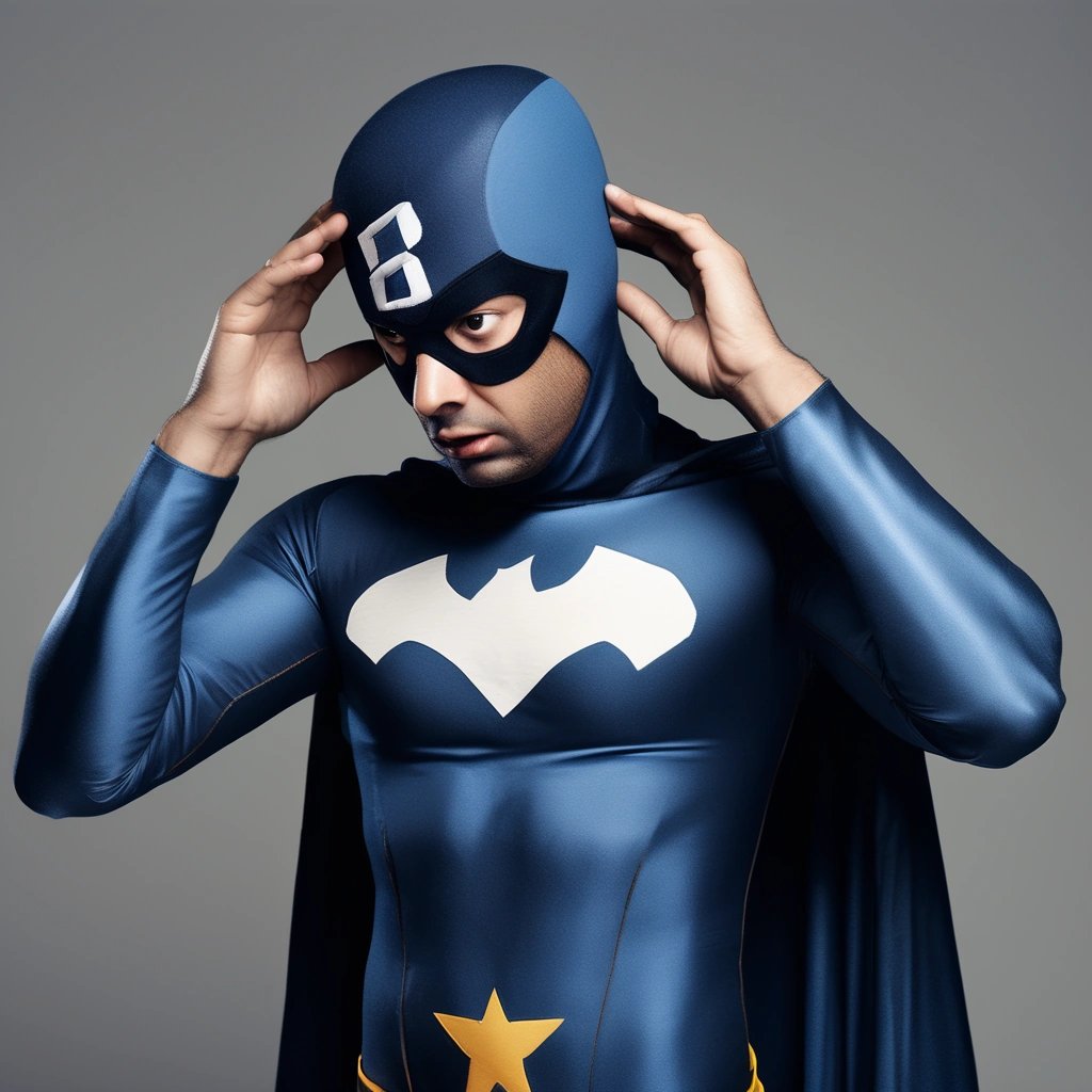 Confused Superhero