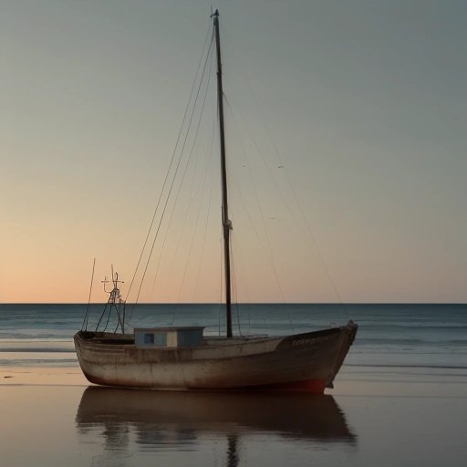 Empty fishing boat in Cape Cod