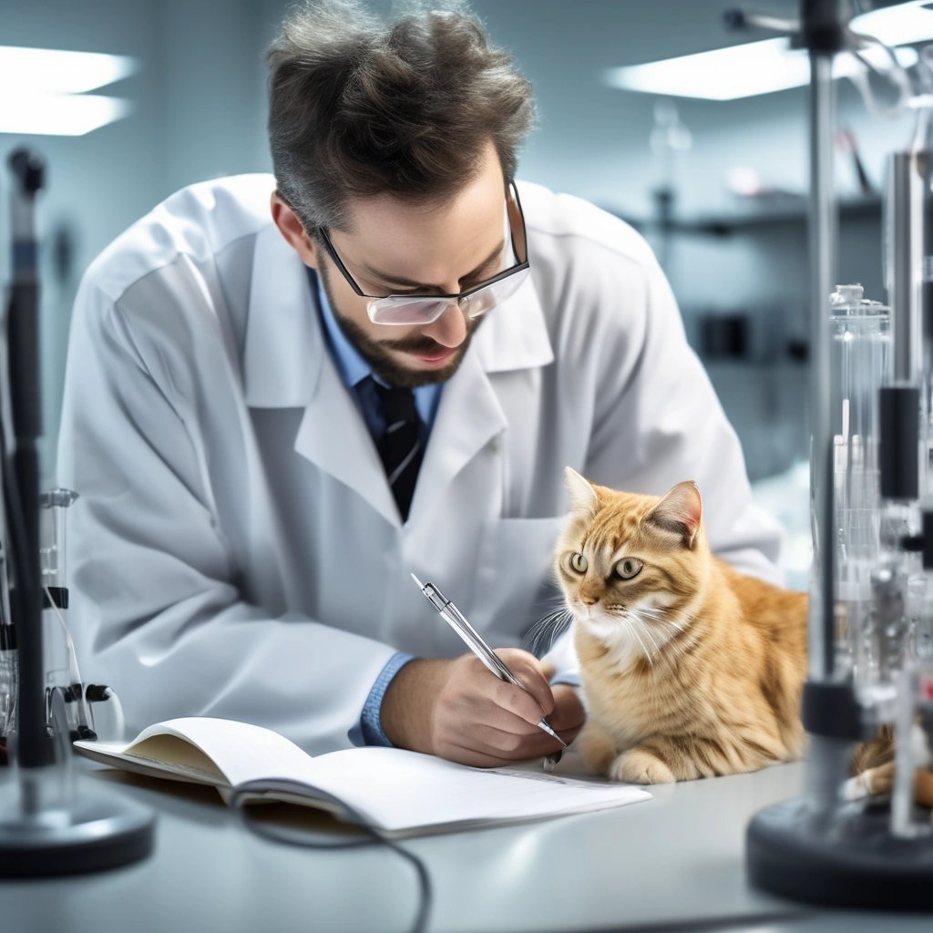 Scientist studying cat-catting-cattily behavior