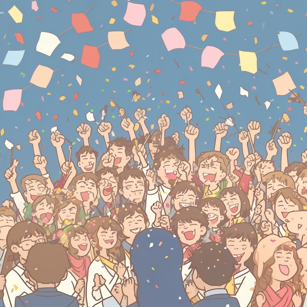 Celebration of toothpicks