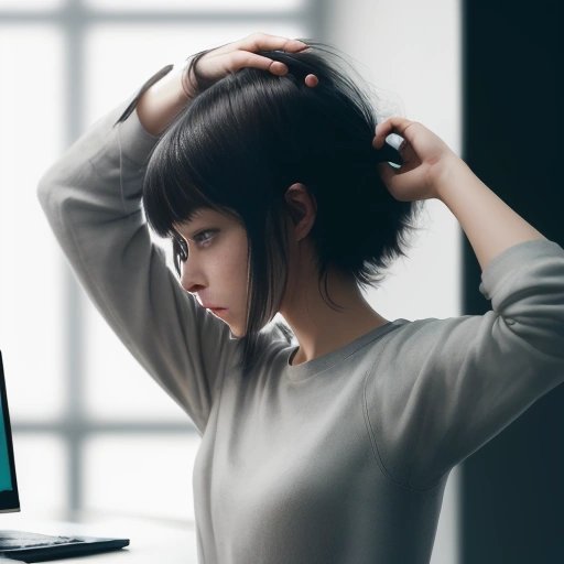Person pulling their hair out at the command line