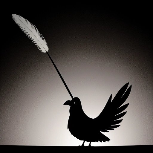 Feathers McGraw disappearing into the darkness