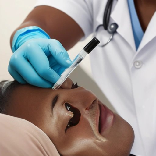 Doctor administering vaccine to patient