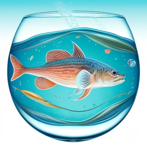 Fish swimming in stomach