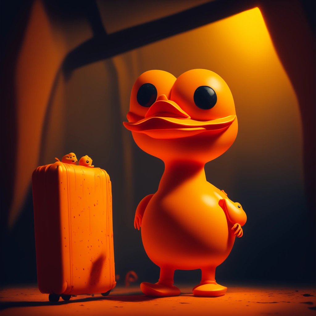 Gigantic rubber duck