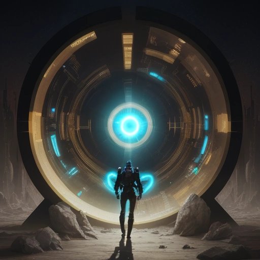 Sci-fi time travel image