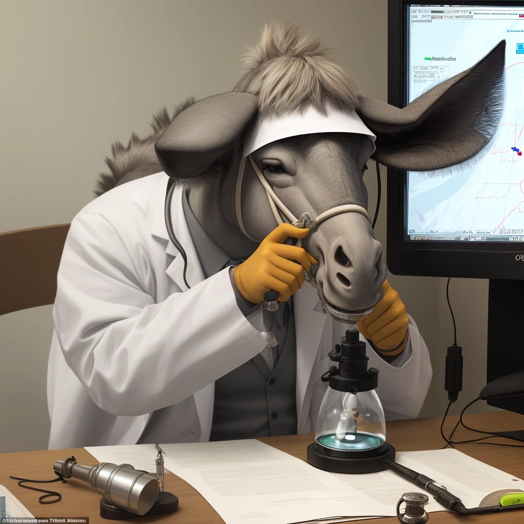 Wichita the Love Donkey analyzing weather data
