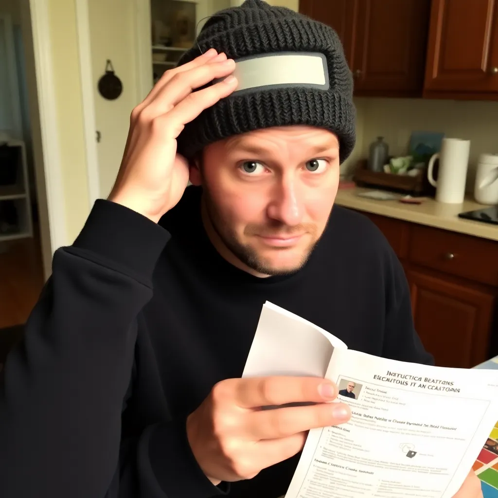 Electrodes on the hat: user error gag