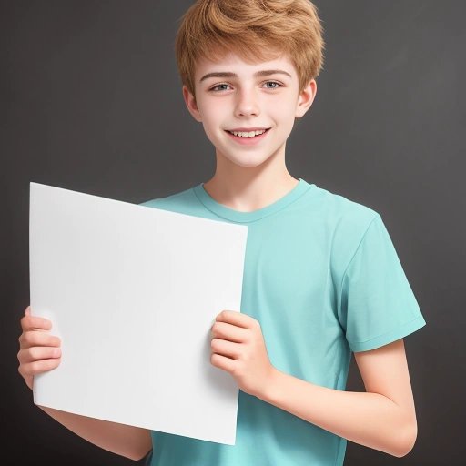 Teenage boy with an Always pad