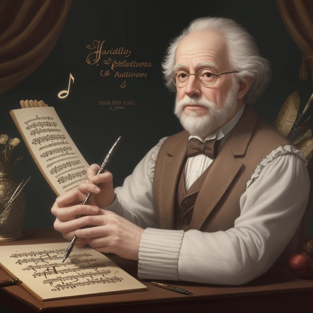 Harold surrounded by his talents