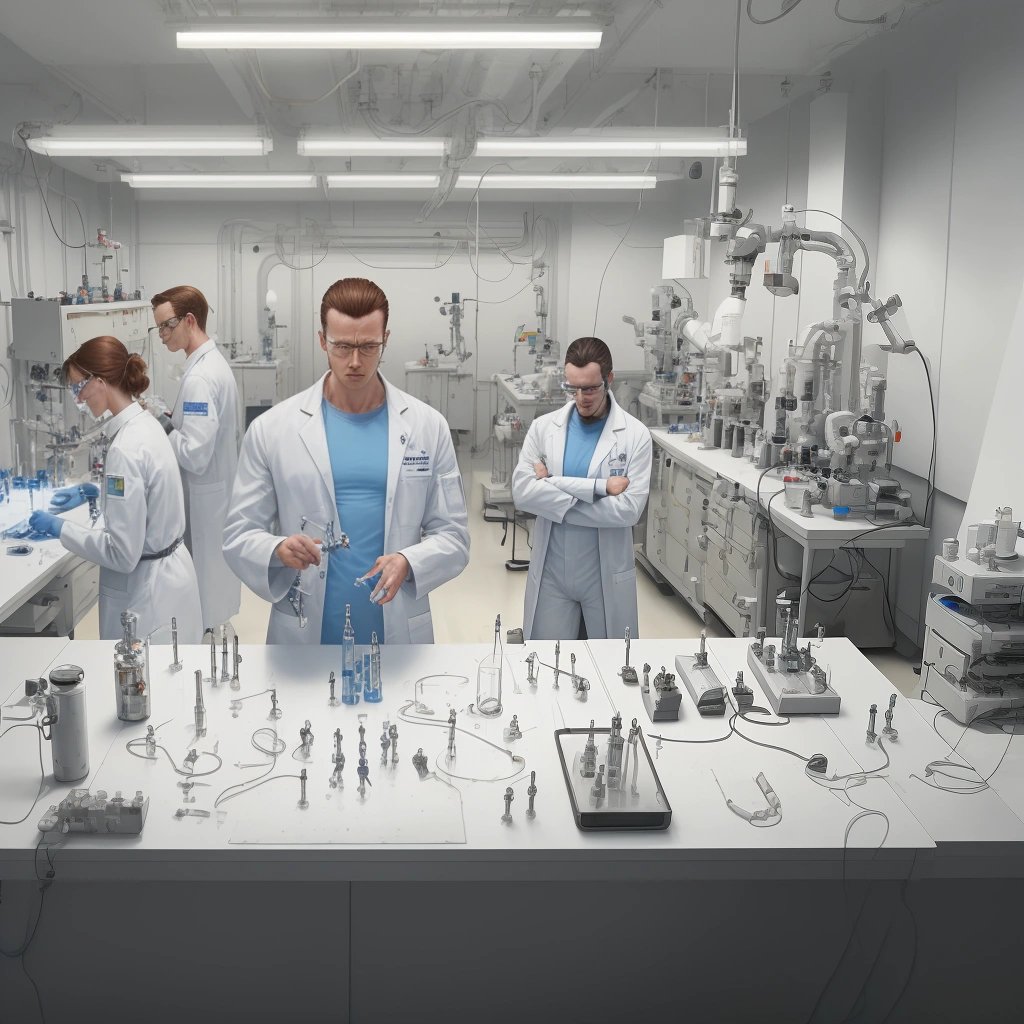 Scientists analyzing the t1000's gas emissions