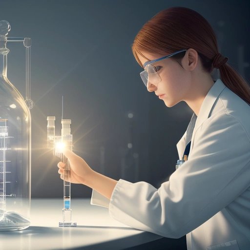Scientist researching ways to fight the monster