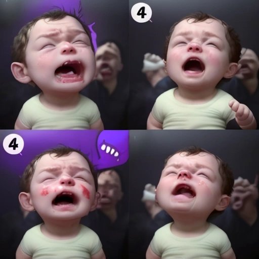 Screenshots of social media reactions to baby punching incident
