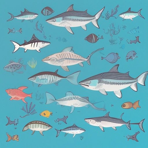 Different marine creatures rallying behind the fish