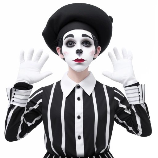Figaro as a mime