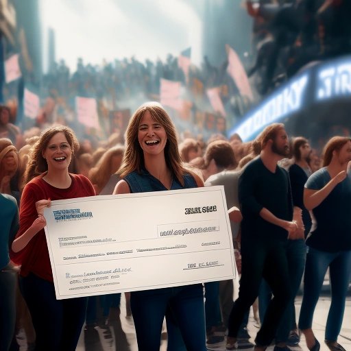 Sarah Connor Winning Check