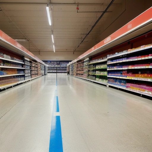 Empty toilet paper aisle