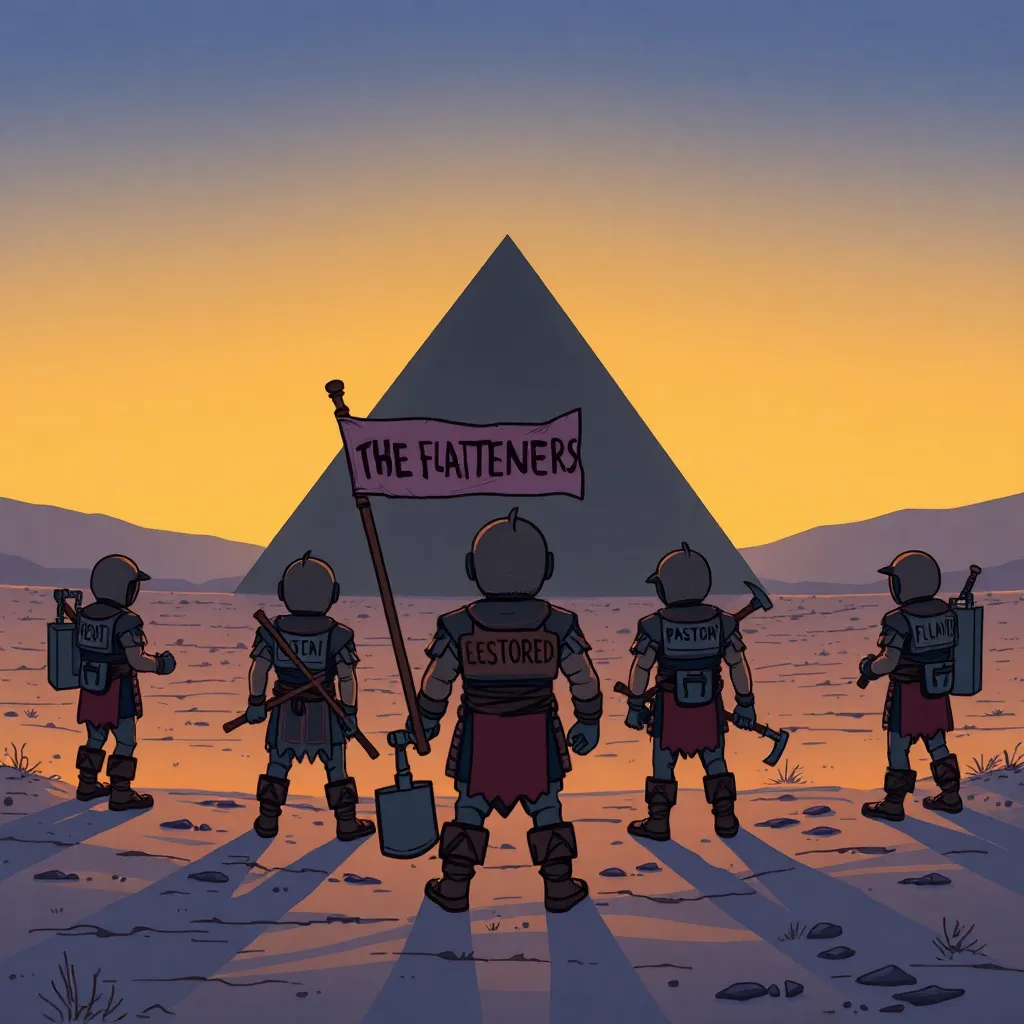 “The Flatteners” volunteer militia in action