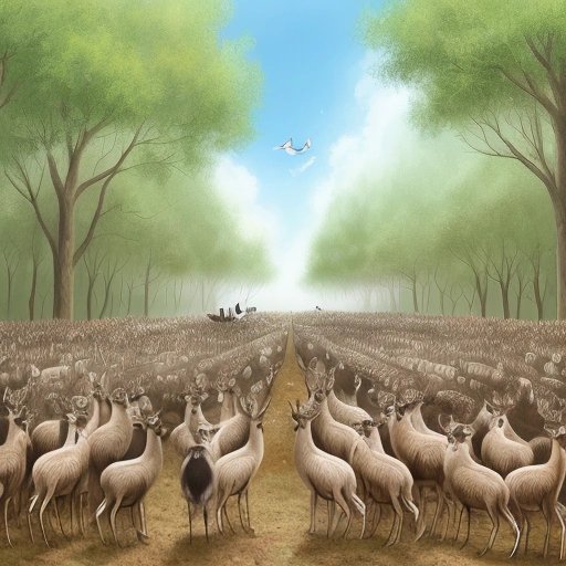 Animals standing united against environmental injustice