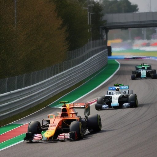 Formula 1 drivers struggling with turns