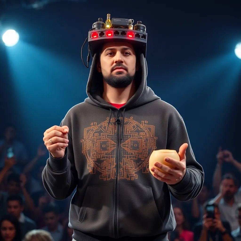 Galen “Root-Access” Mirch, the Computer Shaman, makes his entrance