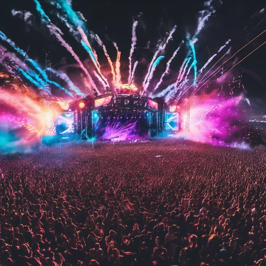 EDM music festival