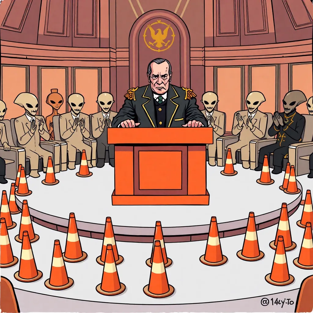 Palpatine’s cone-ring “for safety”