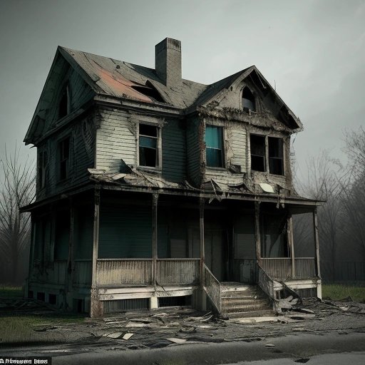 The victim's house