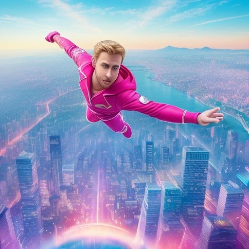 Ken and Barbie as superheroes