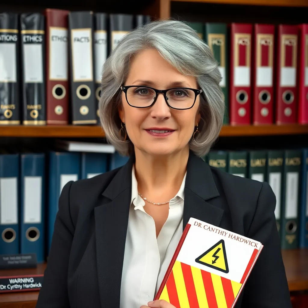 Dr. Cynthia Hardwick, Chair of the International Institute for Dangerous Writing