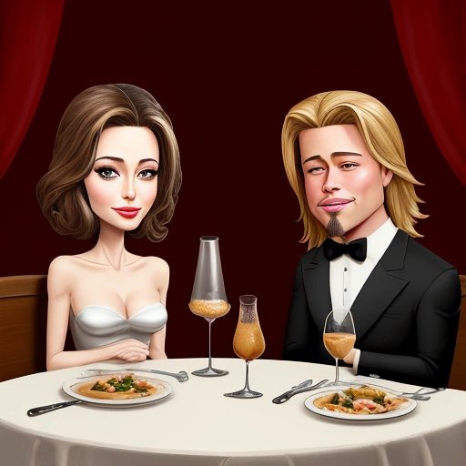 Brangelina's Epicurean Delights restaurant illustration