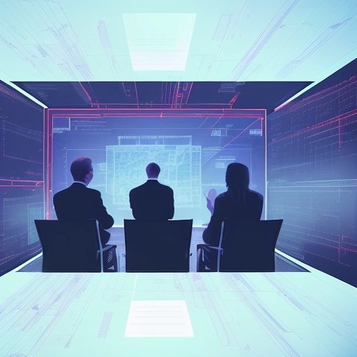People discussing the future of AI and journalism