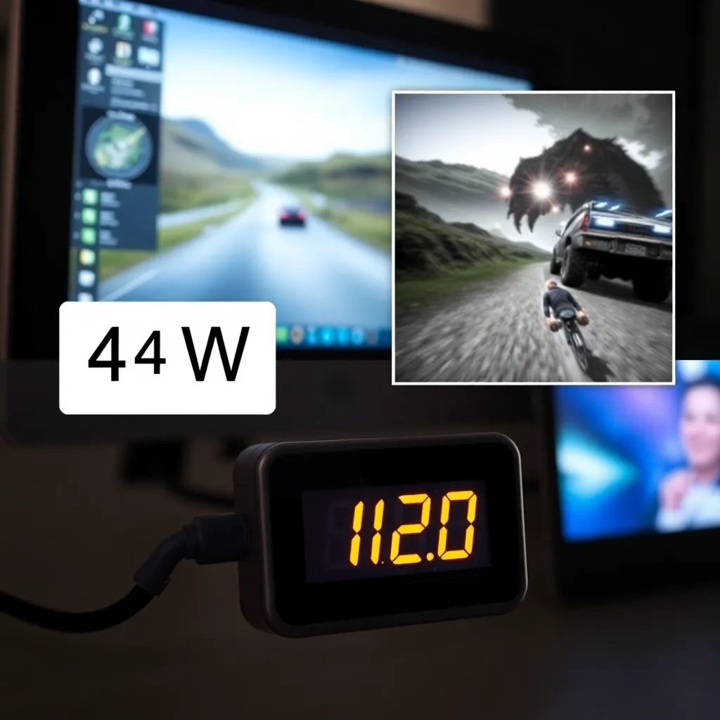 4W idle vs 120W full tilt