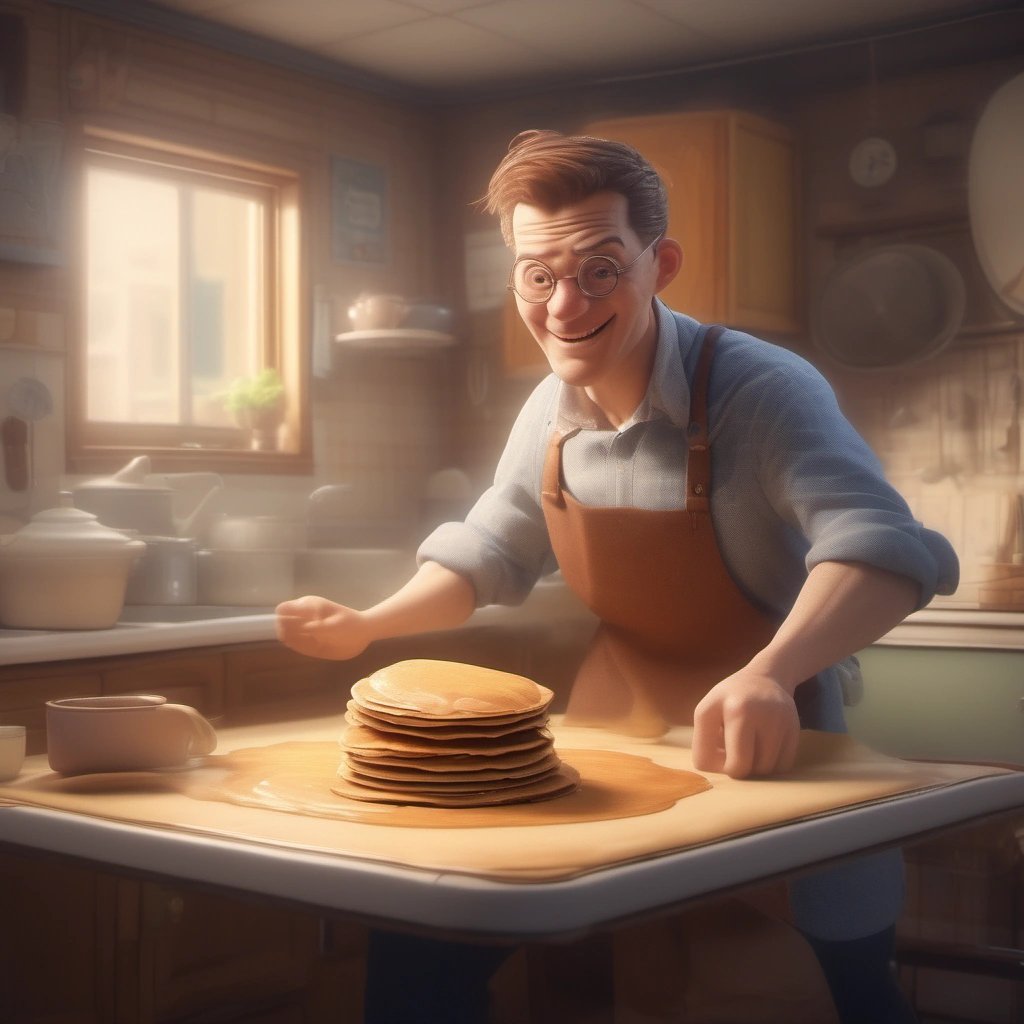Pancake Pat defying physics