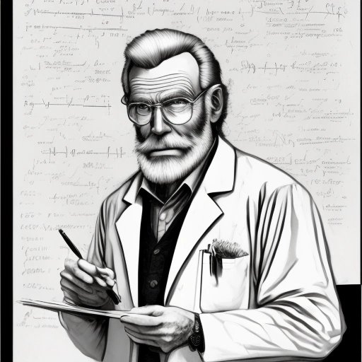 Dr. Reginald Appleby at blackboard