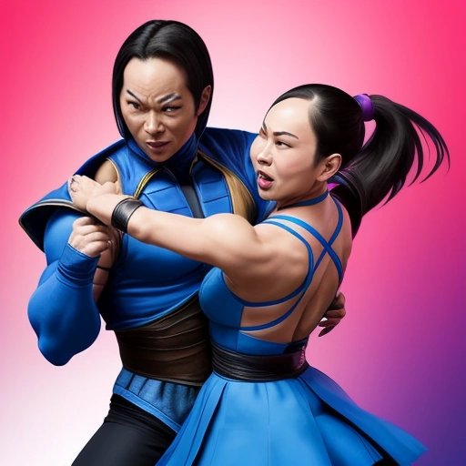 Kitana's eye roll and Goro's attempts at dancing