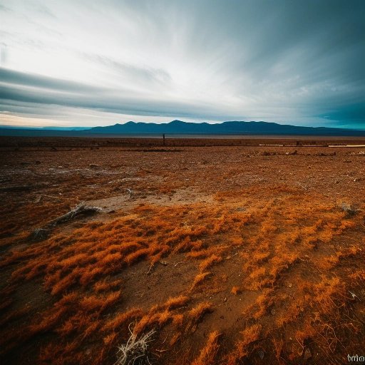 Barren wasteland with fungi