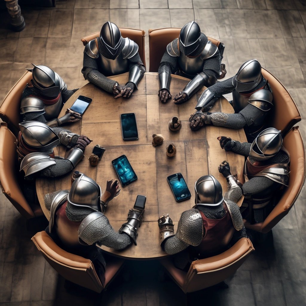 Knights With Smartphones