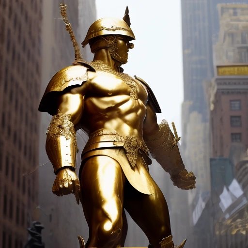 Statue of a Guardian Army soldier in New York City