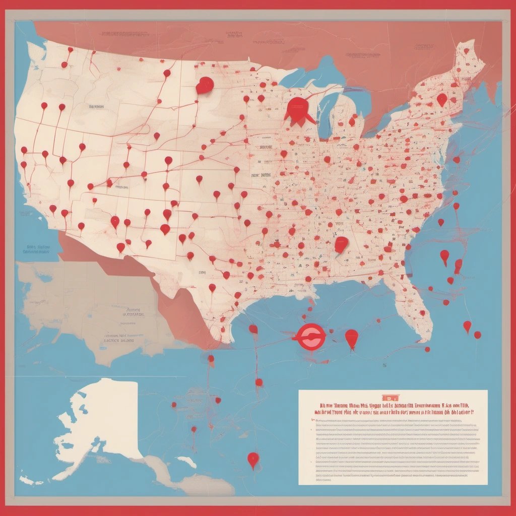 Map showing transfer of Florida Man traits to Toledo, Ohio