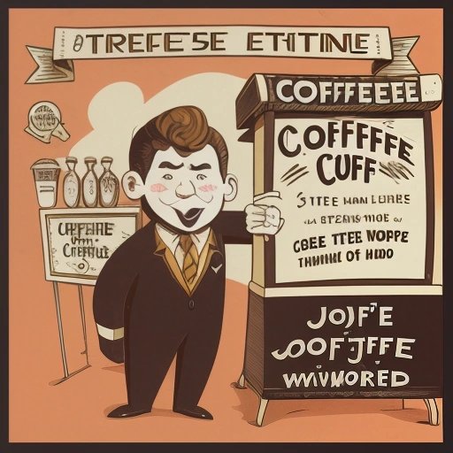 Joe Caffeine as the world's greatest coffee taster