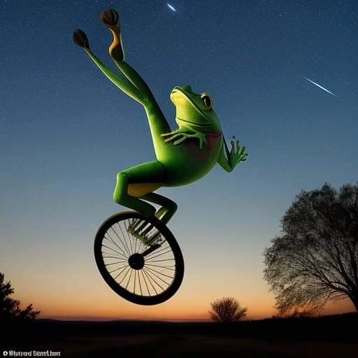 Dat Boi disappears into the night