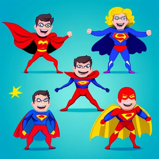 Stumble Squad superheroes