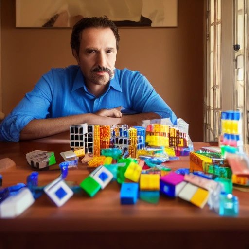 Billionaire with Rubik's Cubes