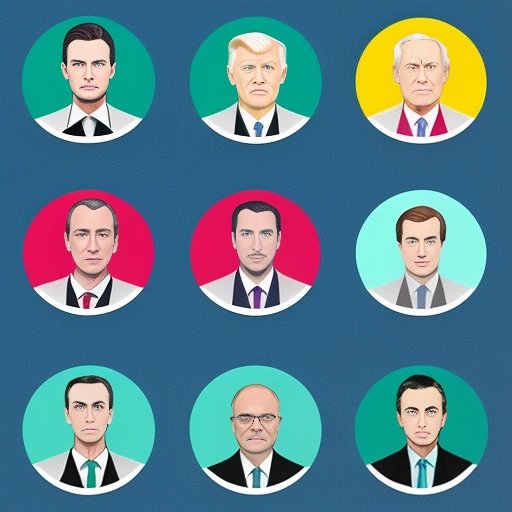 Infographic of world leaders' outfits and colors