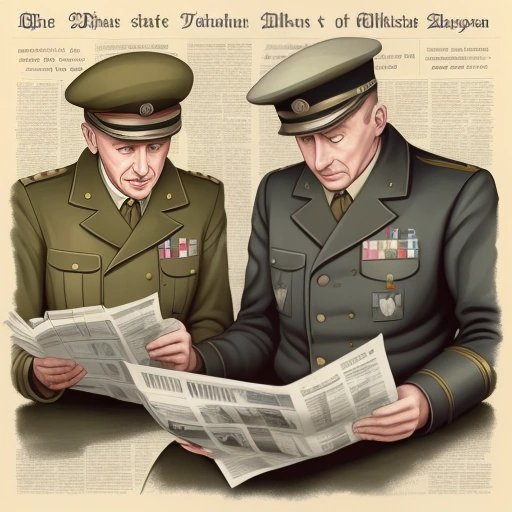 German soldiers living in the past